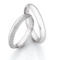 Platina trouwringen Platina trouwringen