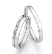 Diamanten Mémoire Trouwringen Diamanten Mémoire Trouwringen