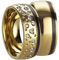 Stalen bicolor ringen