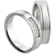 Stalen bicolor ringen