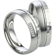 Stalen bicolor ringen