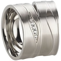 Stalen bicolor ringen