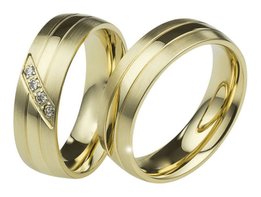 Stalen Ringen goud kleur