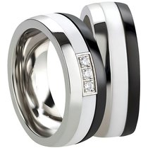 Stalen ringen keramiek