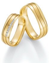 Geel gouden Trouwringen Geel gouden Trouwringen