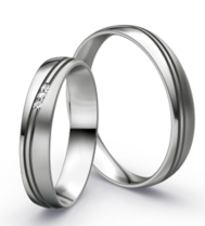 Platina trouwringen Platina trouwringen
