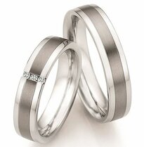 Trouwringen Staal/ Titanium Trouwringen Staal/ Titanium