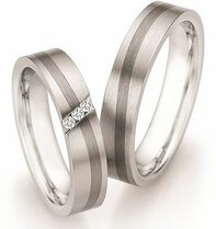 Trouwringen Staal/ Titanium Trouwringen Staal/ Titanium