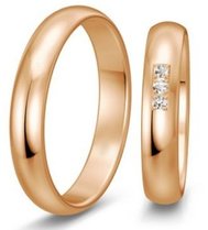 rosegouden trouwringen