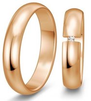 rosegouden trouwringen