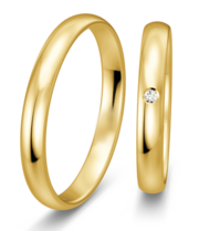 Klassieke Ringen Geelgoud mat of glanzend Klassieke Ringen Geelgoud mat of glanzend