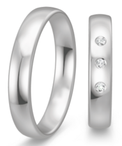 Witgouden trouwringen