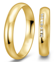 Geelgouden trouwringen