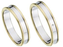 Bicolor Trouwringen Bicolor Trouwringen