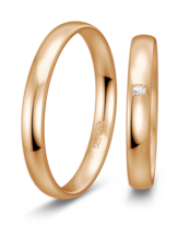 Rose gouden trouwringen Rose gouden trouwringen