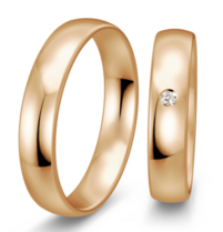Rose gouden trouwringen Rose gouden trouwringen