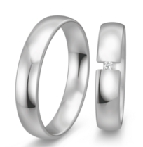 Smalle ring witgoud Smalle ring witgoud