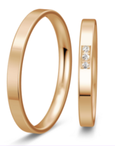 Rose gouden trouwringen Rose gouden trouwringen