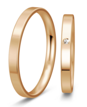 Rose gouden trouwringen Rose gouden trouwringen