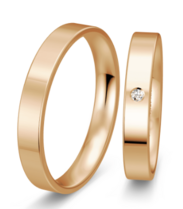 Rose gouden trouwringen Rose gouden trouwringen