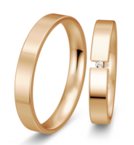 Rose gouden trouwringen Rose gouden trouwringen