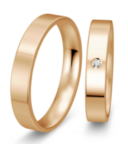 Rose gouden trouwringen Rose gouden trouwringen