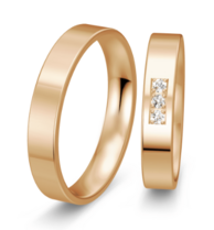 Rose gouden trouwringen Rose gouden trouwringen