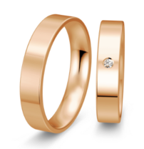 Rose gouden trouwringen Rose gouden trouwringen