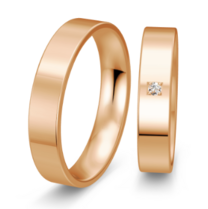 Rose gouden trouwringen Rose gouden trouwringen