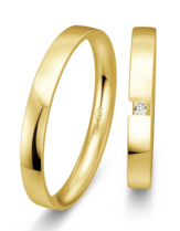 Smalle geelgouden ring