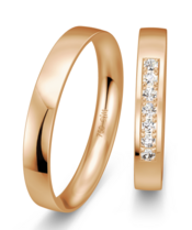 Rose gouden trouwringen Rose gouden trouwringen