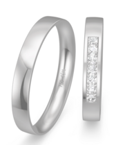 Smalle ring witgoud Smalle ring witgoud