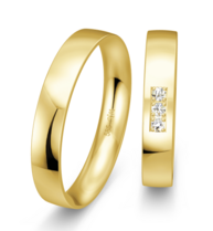 Smalle geelgouden ring