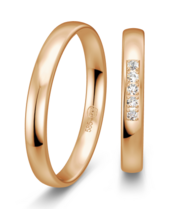 Rose gouden trouwringen Rose gouden trouwringen