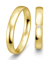 Smalle geelgouden ring