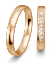 Rose gouden trouwringen Rose gouden trouwringen