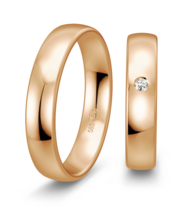 Rose gouden trouwringen