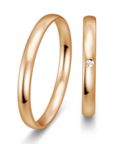 Klassieke Ringen rosegouden glanzend Klassieke Ringen rosegouden glanzend