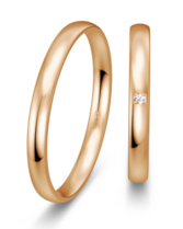 Klassieke Ringen rosegouden glanzend Klassieke Ringen rosegouden glanzend