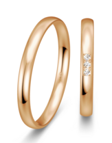 Klassieke Ringen rosegouden glanzend Klassieke Ringen rosegouden glanzend