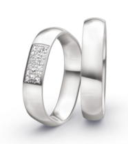 Wit gouden Trouwringen