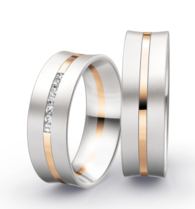 Bicolor Trouwringen