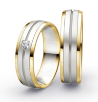 Bicolor Trouwringen
