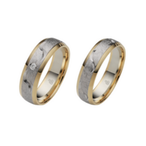Bicolor Trouwringen