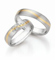 Goud met Stalen Ringen