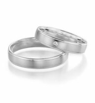 witgouden sierlijke trouwringen witgouden sierlijke trouwringen