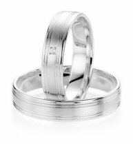 Trouwringen witgoud Trouwringen witgoud