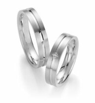 Schitterende ringen witgoud