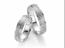 Witgouden trouwringen