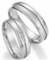 Wit gouden trouwringen